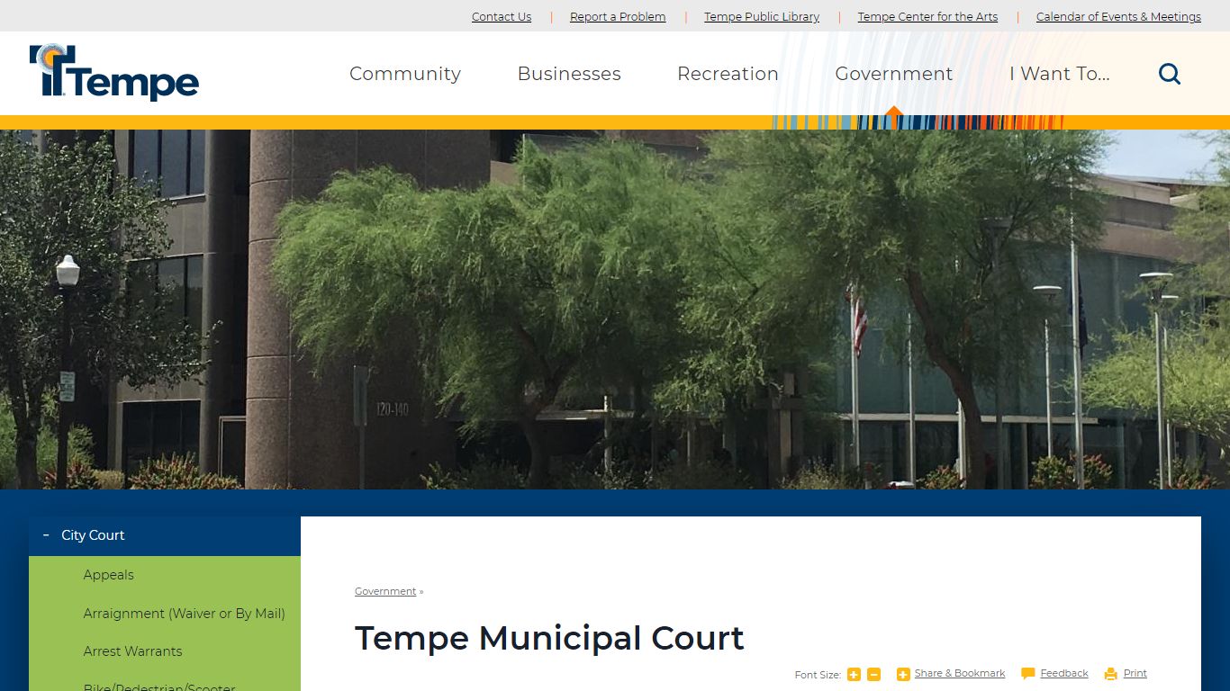 Tempe Municipal Court | City of Tempe, AZ